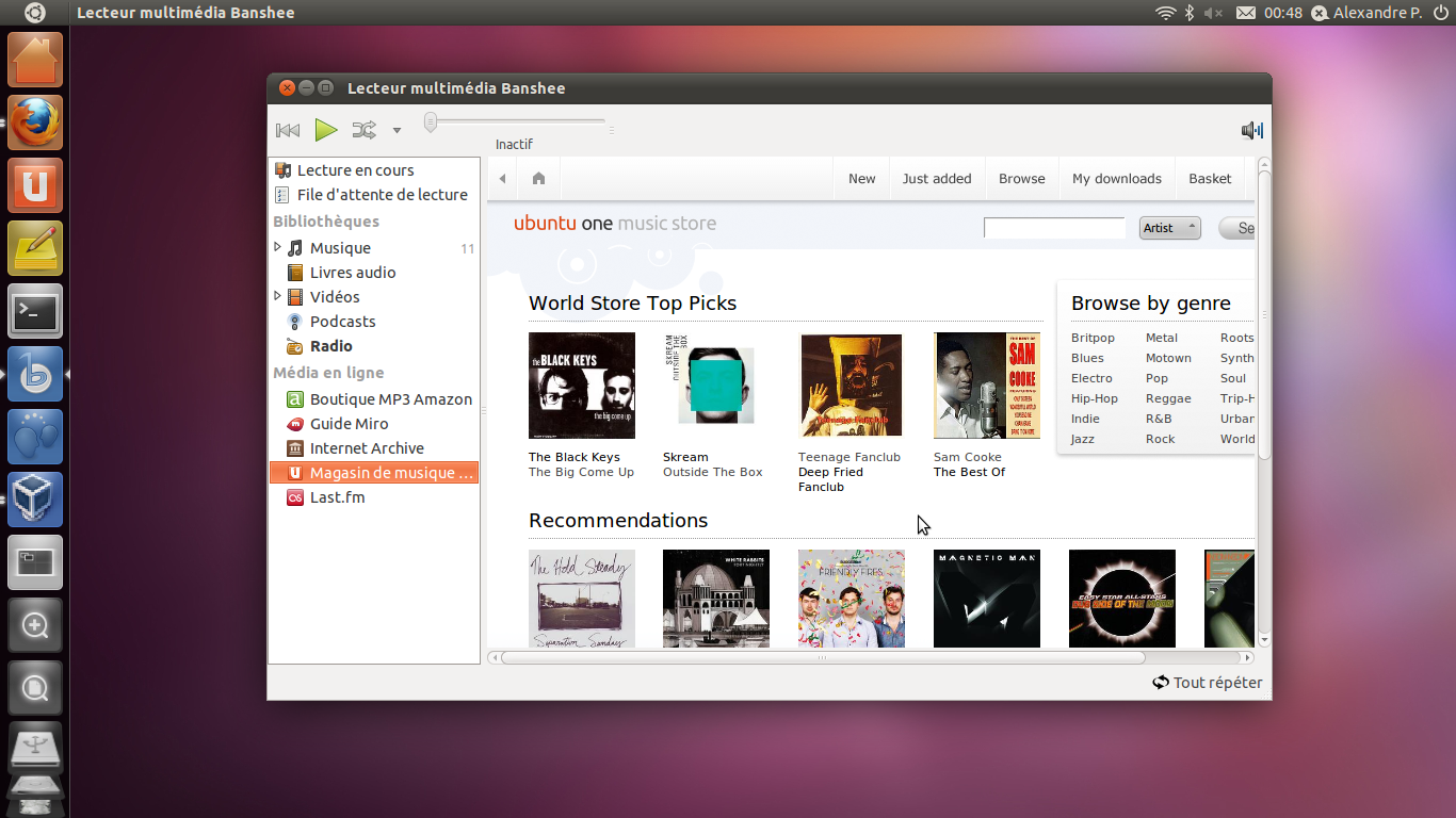 Nouvelle interface d'Ubuntu avec Unity